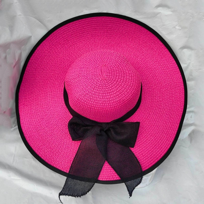 Women's Lady Vacation Bow Knot Big Eaves Sun Hat