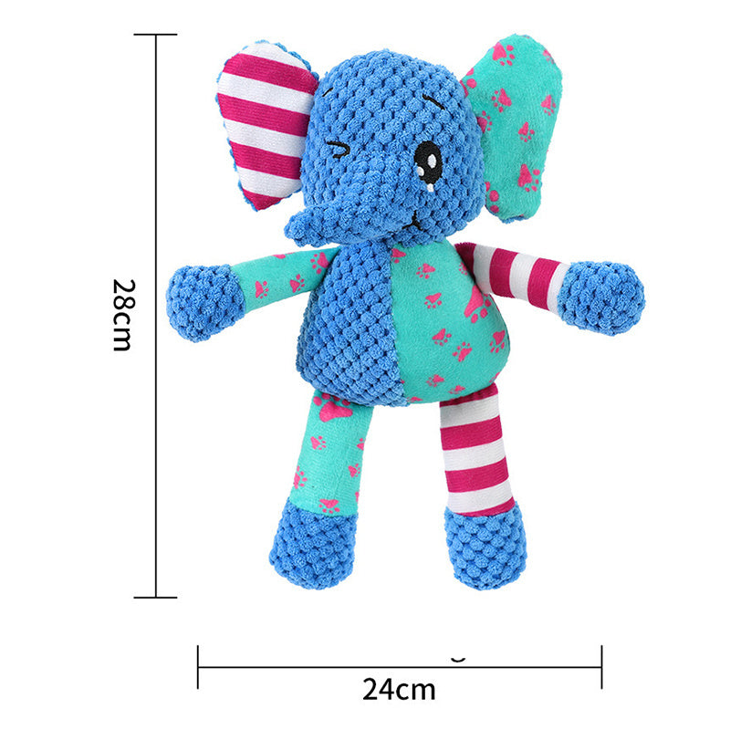 Plush Chew Toy with Double Sounds for Dogs