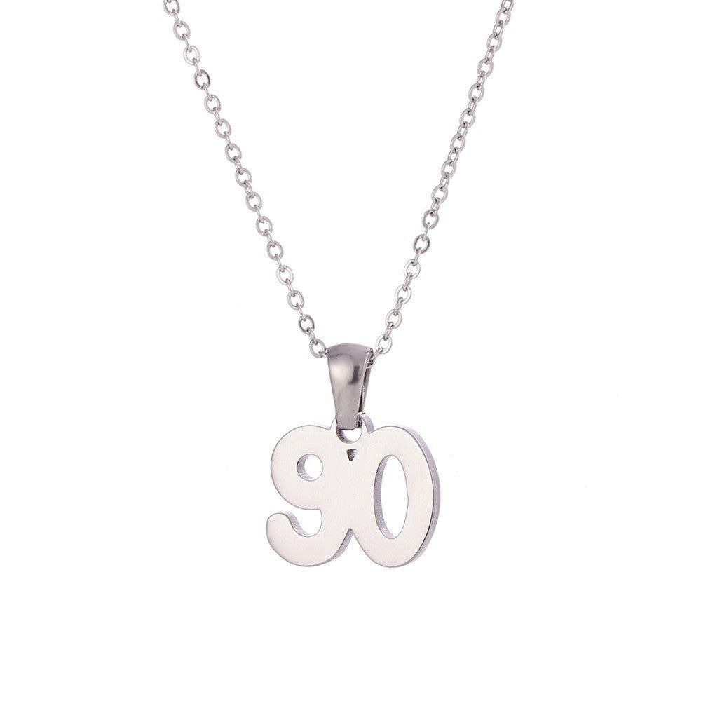 Fashion Quadrilateral Geometric Stainless Steel 18K Gold Plated Necklaces