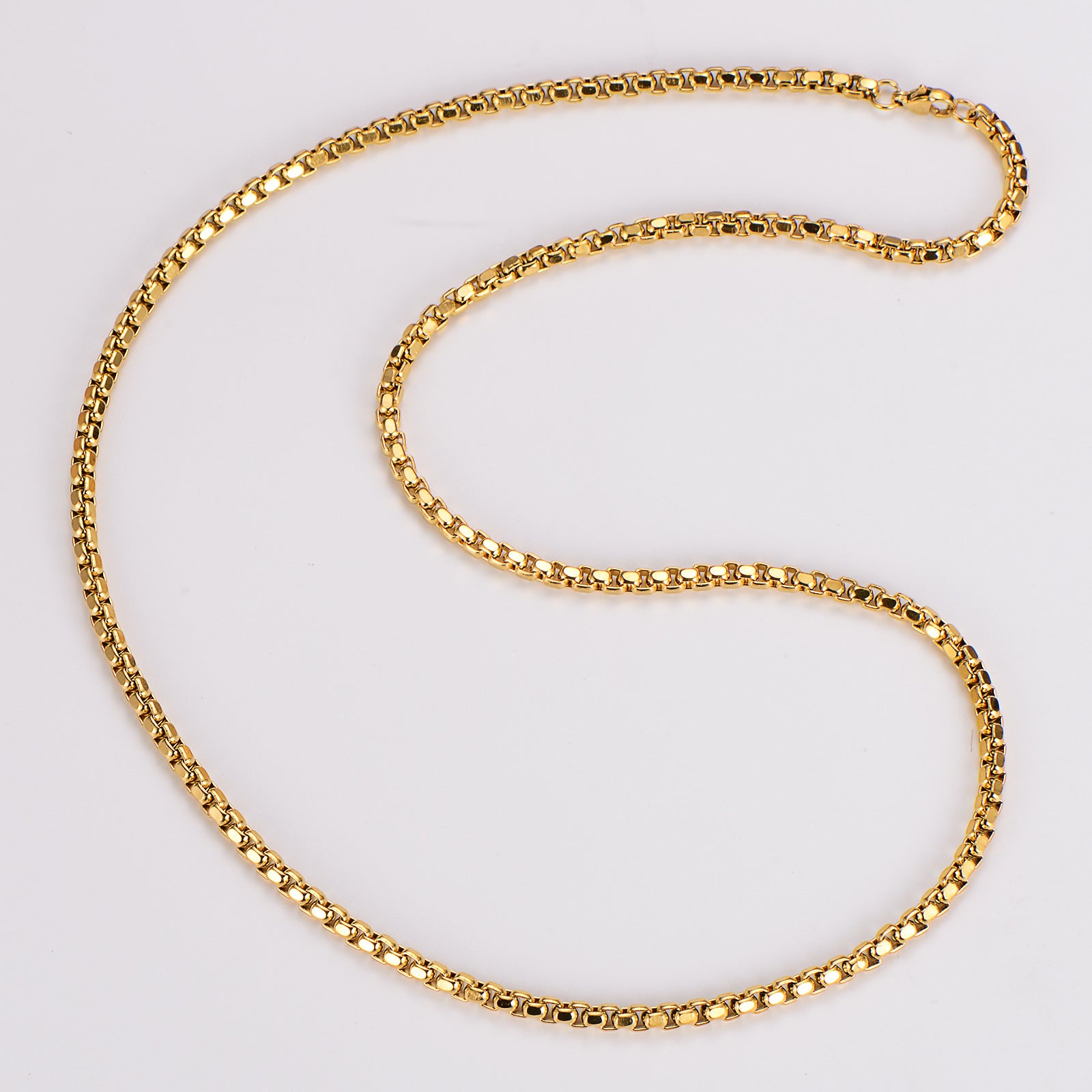 Aml Simple Street Personality Square Pearl Chain Batch Corner Trend Fashion Handmade Chain