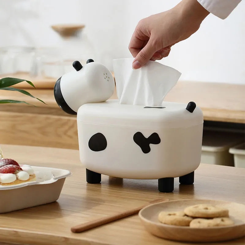 COW TISSUE HOLDER + TOOTHPICK HOLDER