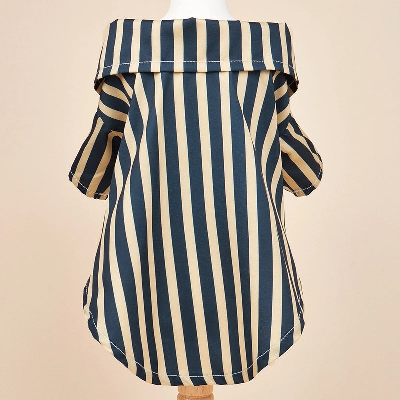 Polyester Stripe Pet Clothing