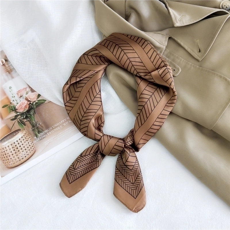 Small Square Silk Fashion Scarf