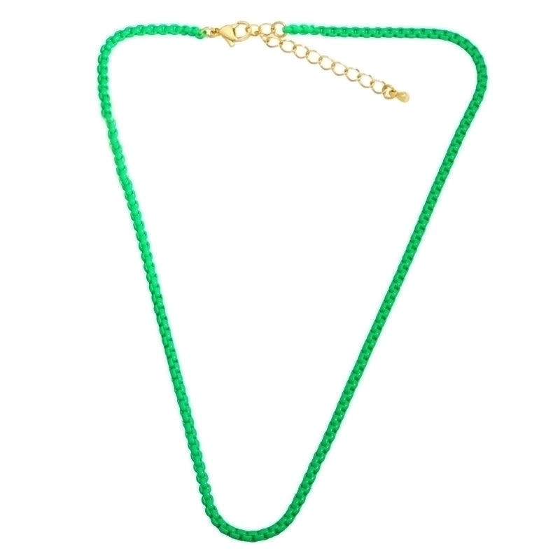 Copper Stoving Varnish Geometric Copper Necklaces