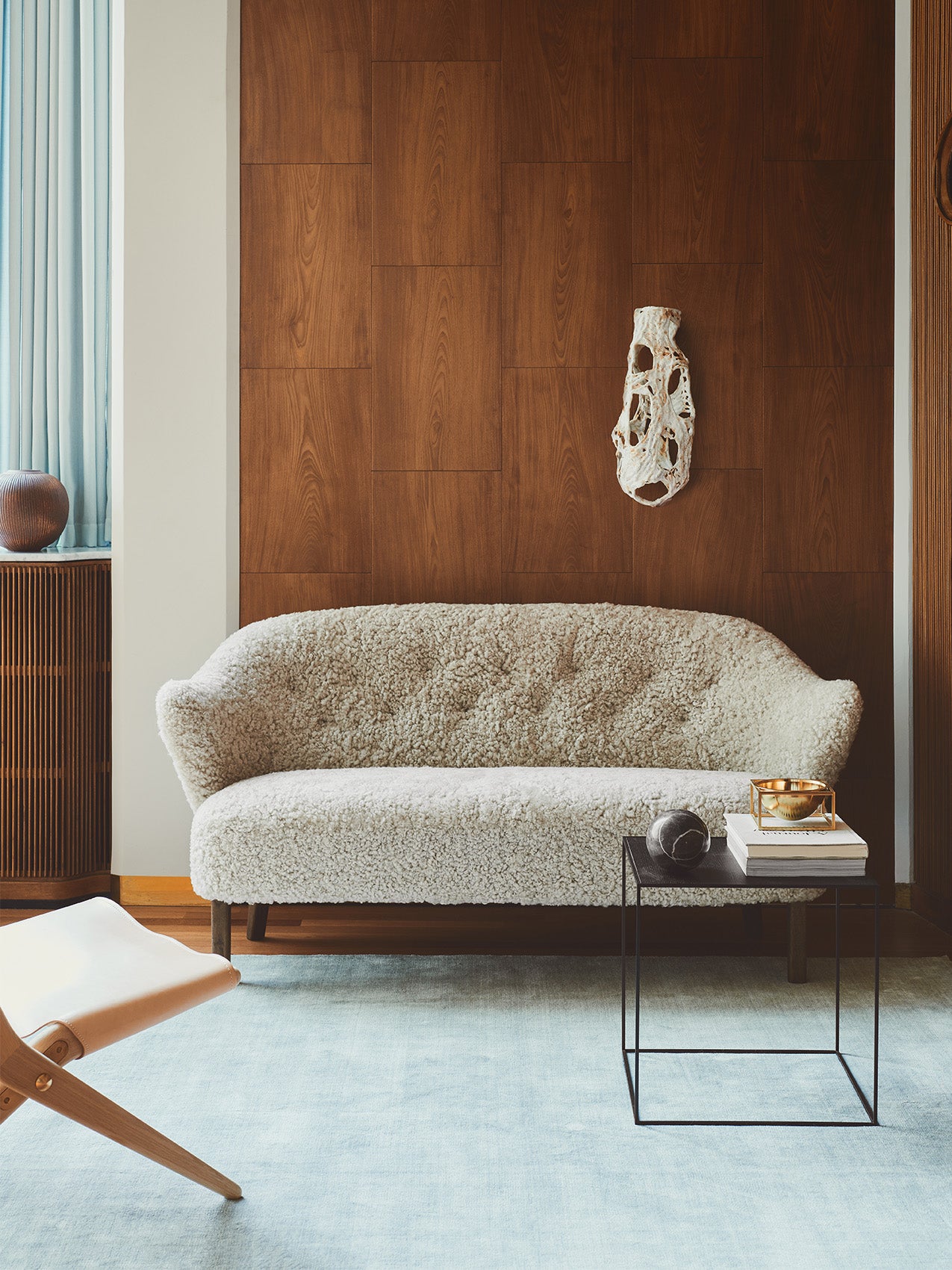 Ingeborg Sofa. Sheepskin