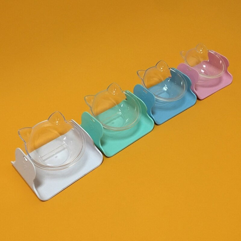 Tilted Raised Food Bowl