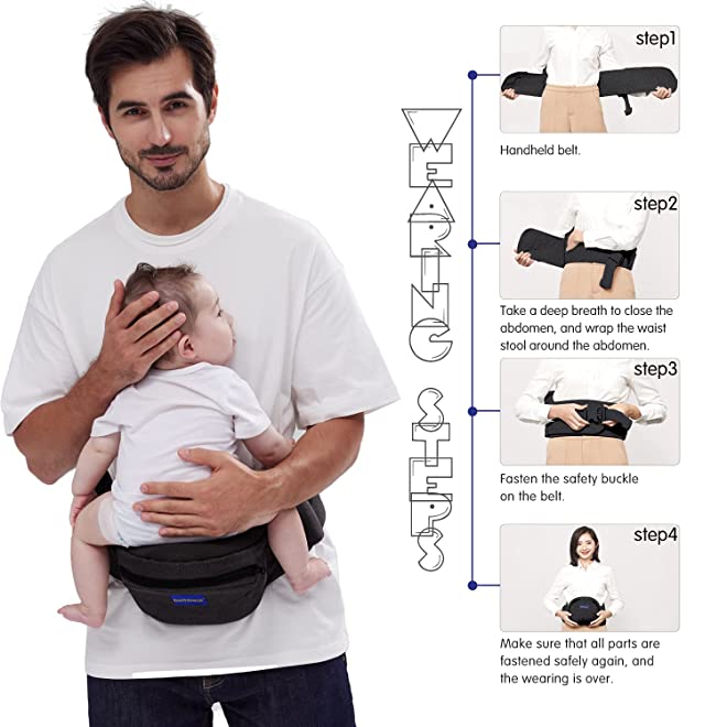 🔥Last day 47% OFF - Ergonomic Child 3-36 months Fanny Pack Carry Support Novelty