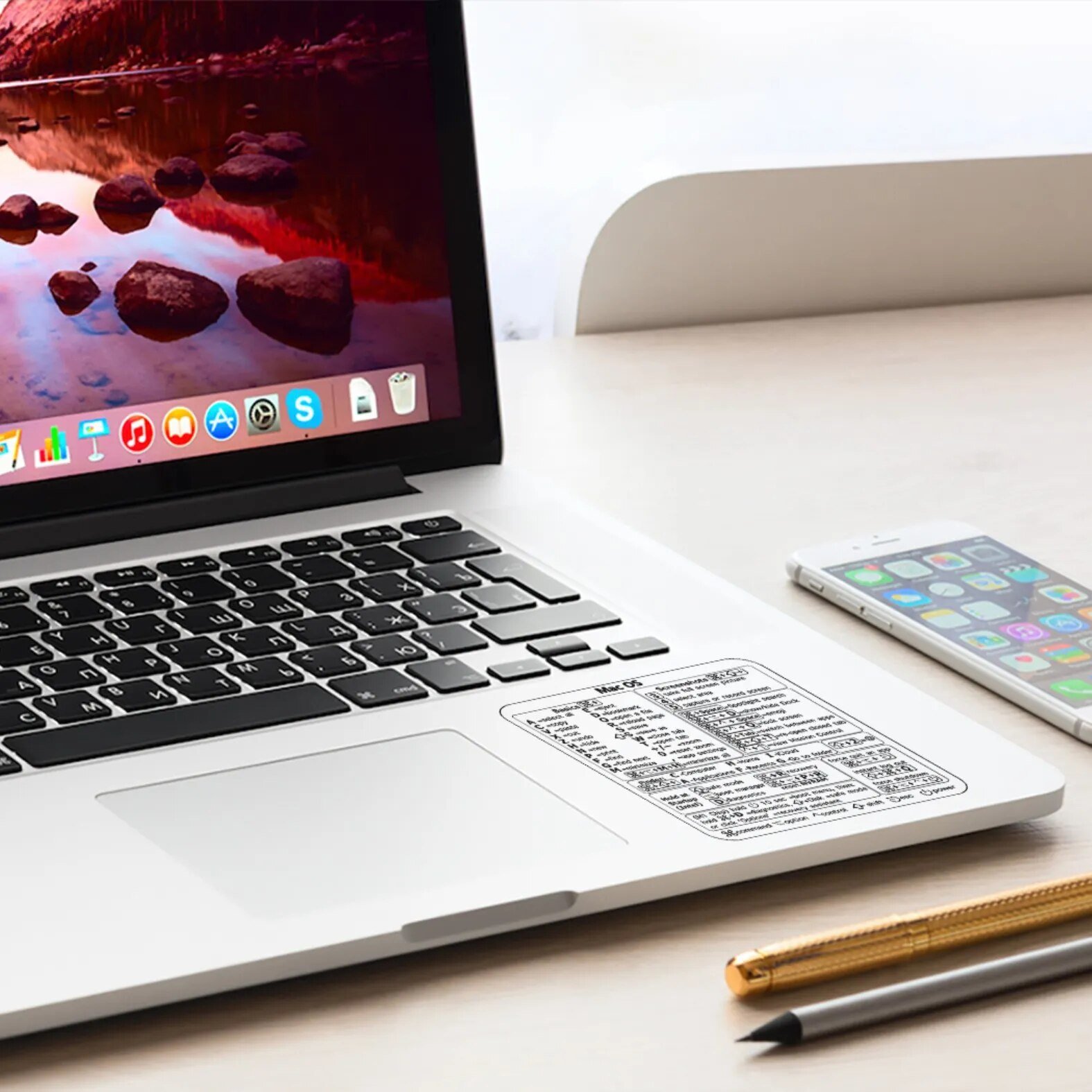 Shortcut Key Sticker Adhesive Sticker Accessories