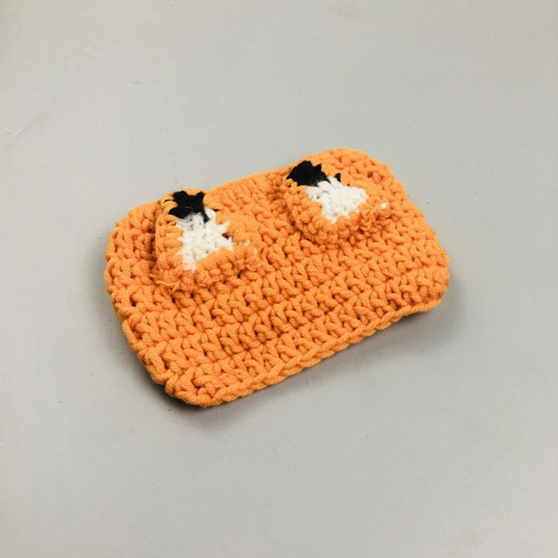 Cute Acrylic Frog Patchwork Pet Hat