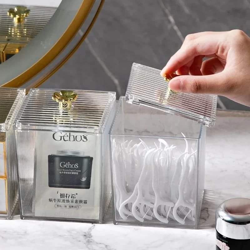 Transparent Acrylic Multifunction Makeup Cotton Pad