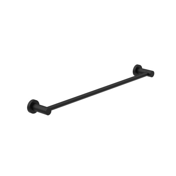 Nero New Dolce 800mm Single Towel Rail - Matte Black / NR2030MB