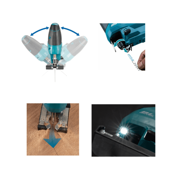 Sierra caladora Brushless a batería 18V Makita DJV184RTJ