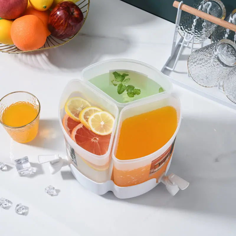 3 Portions 360° Rotatable Juice 5453 Dispenser