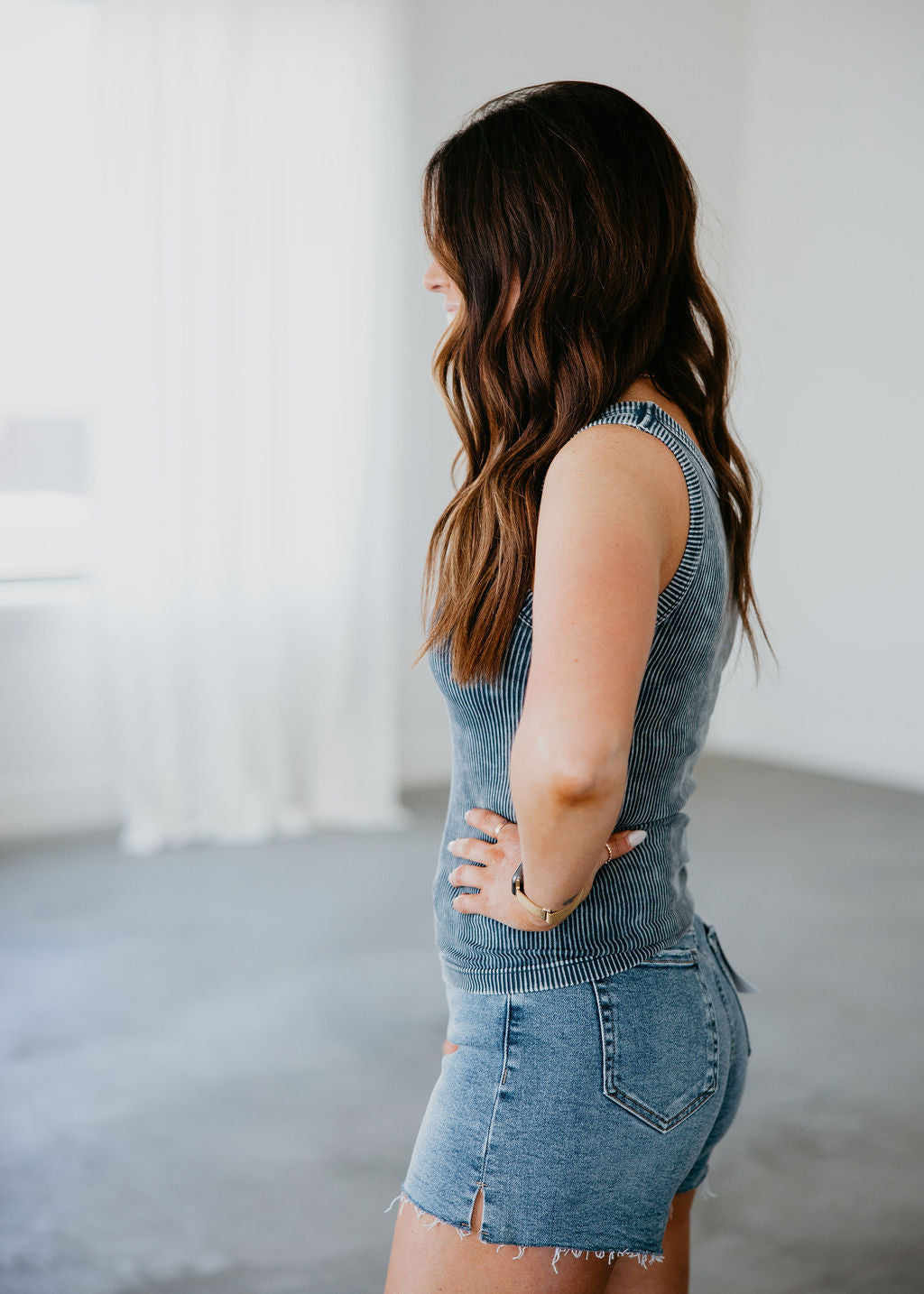 Leena Ribbed Tank Top