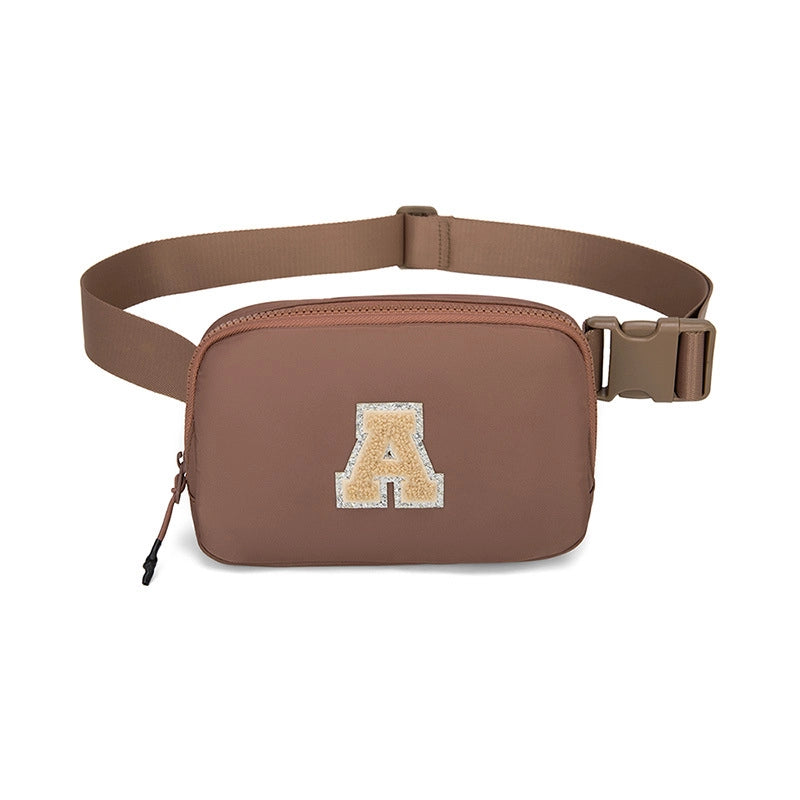 Women's Streetwear Letter Nylon Waist Bags