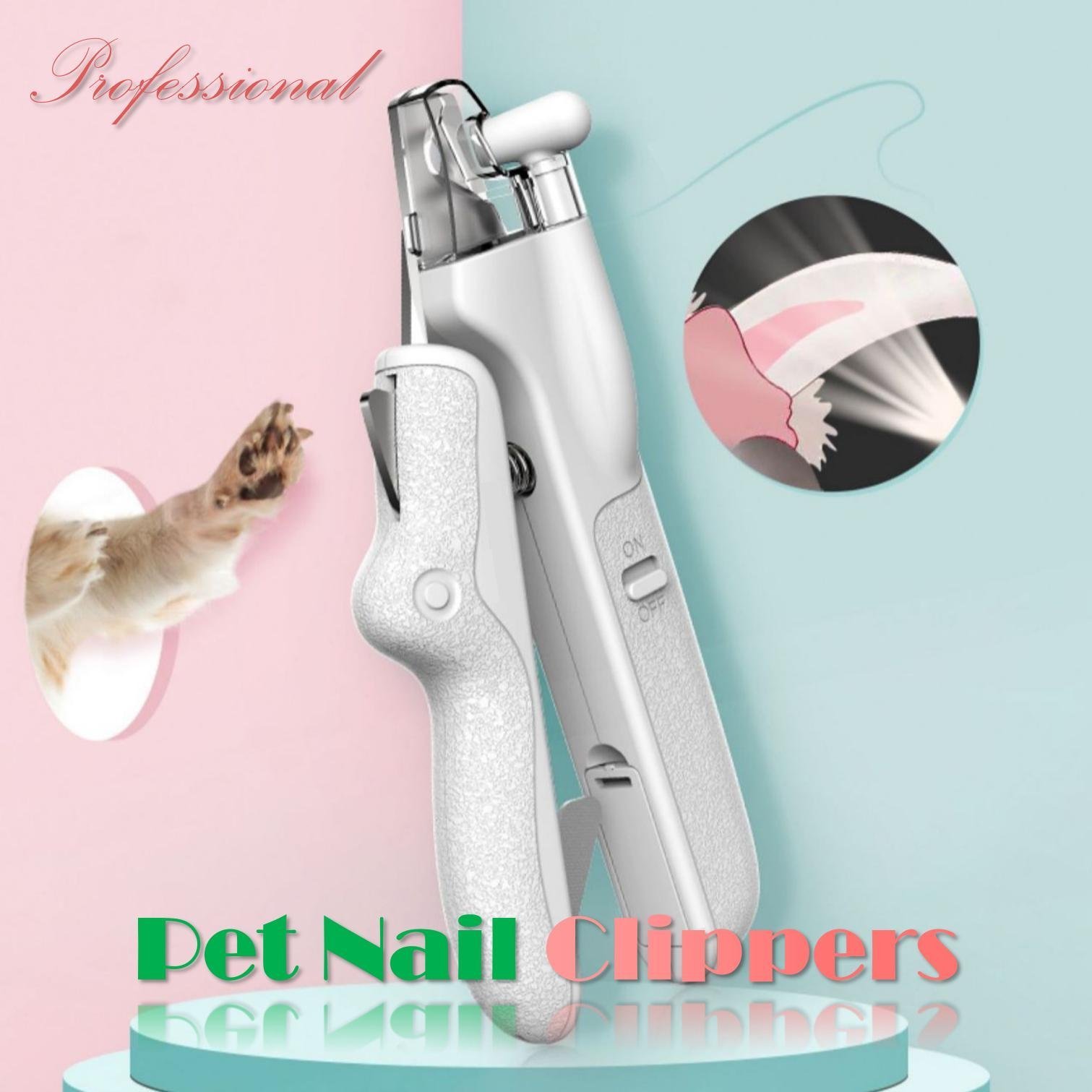 Hot Sale 49% OFF - Professional LED Pet Nail Clippers