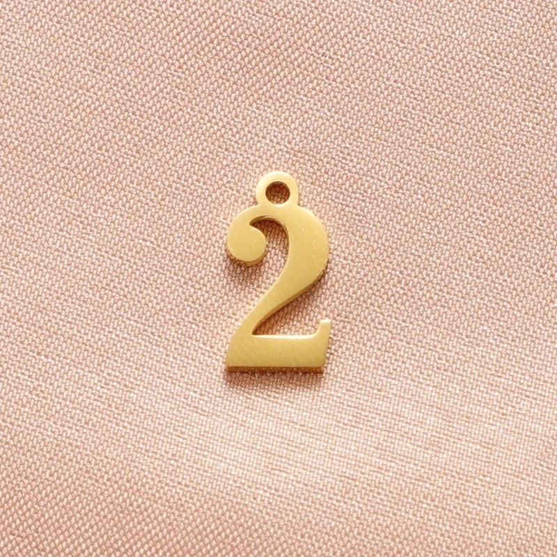 Stainless Steel 18K Gold Plated Minimalist Plating Number None