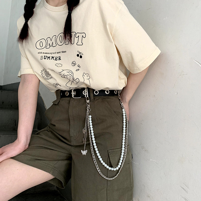 Ulzzang Belt waist chain KF81453