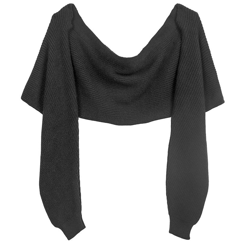 Unisex Casual Minimalist Solid Color Acrylic Shawl