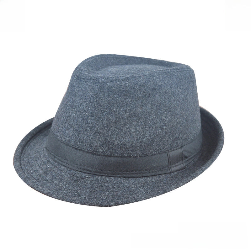Autumn And Winter Available For Men And Women  Vintage Hat Fashion Gentleman Hat Jazz Hat Trendy Wool Small Top Hat