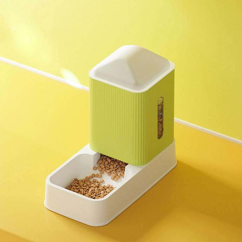 Minimalist PE PP Solid Color Pet Tableware