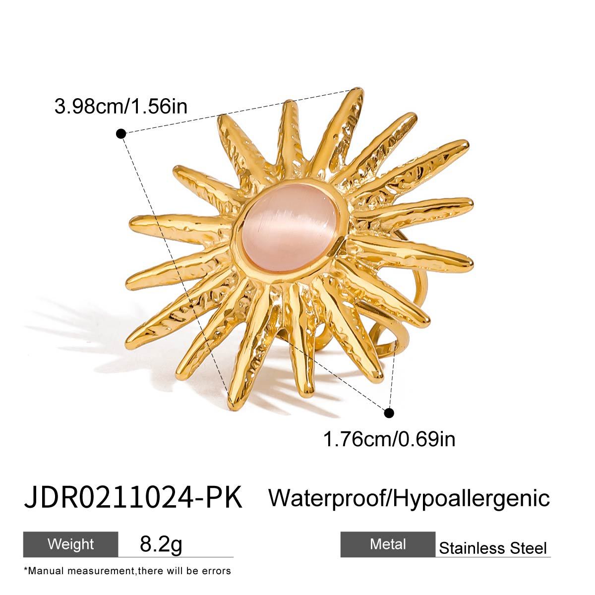Jie Ding Titanium Steel Ring Female Niche Design Jewelry Stainless Steel Ring Rings