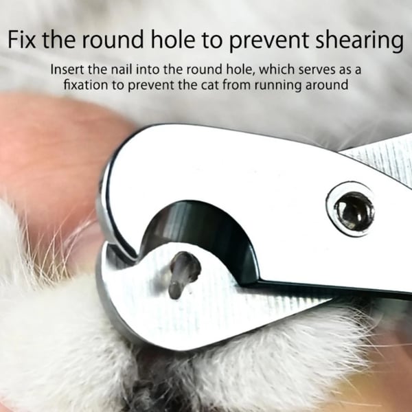 Professional Round Hole Anti Accidental Pet Nail Clippers50% OFF