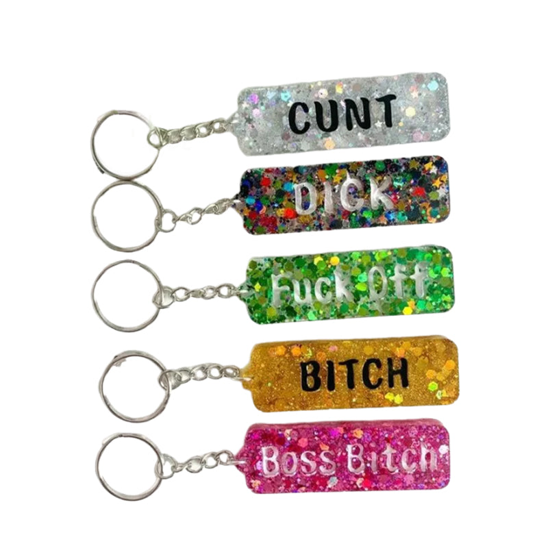 Swear Word Keychain