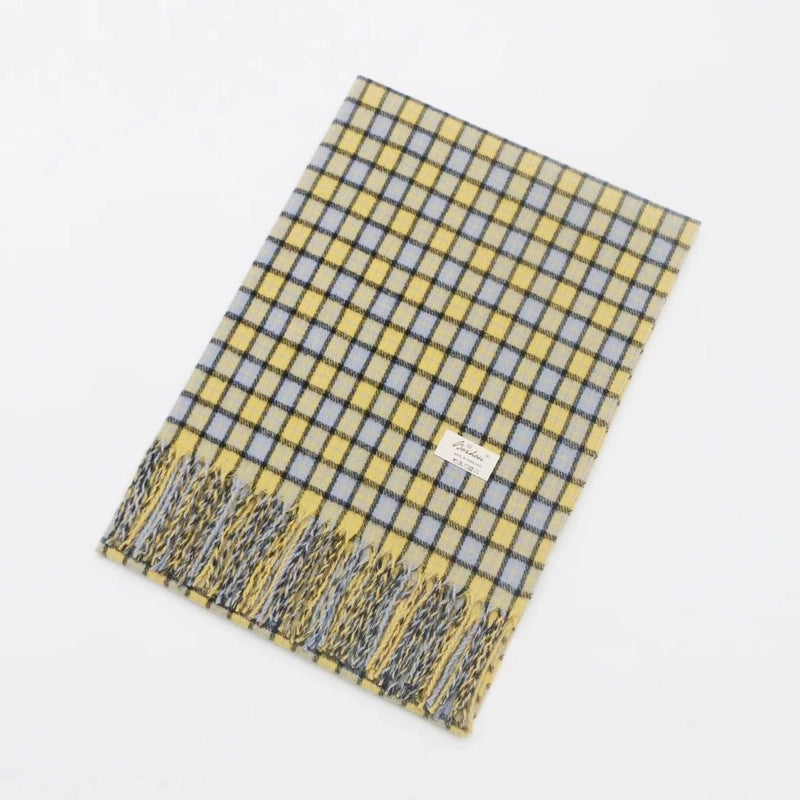 Fashion British Plaid Cashmere Scarf Autumn And Winter New Commuter Neck Scarf Warm Cold-proof Tassel Shawl