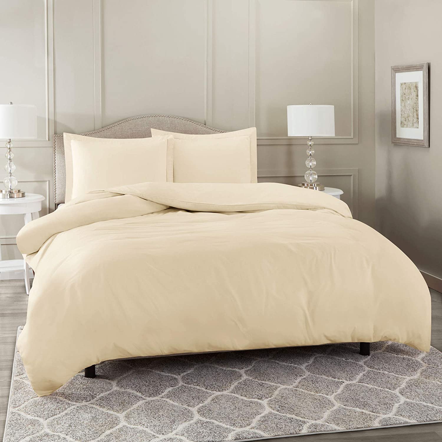 Imperial Beige-Bed Sheet Set (Luxury)