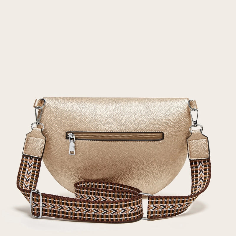 Women's Streetwear Solid Color Pu Leather Waist Bags