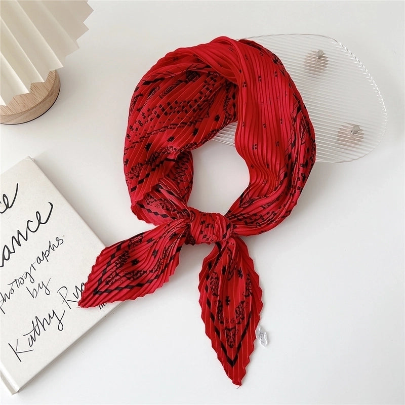Women's Elegant Printing Polyester Printing Silk Scarf