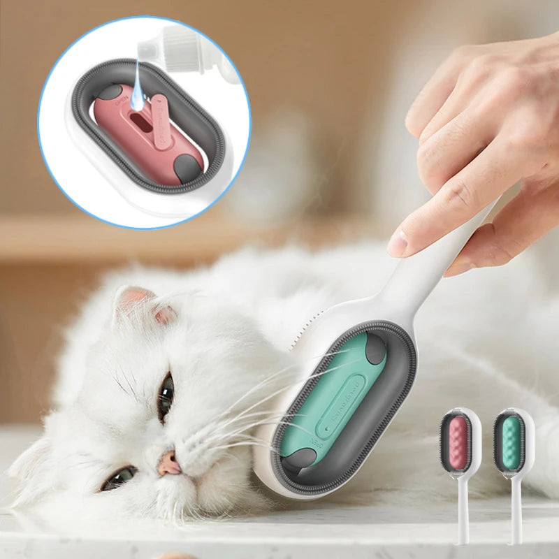 4 In 1 Pet Grooming Brush Hair. Wash. Clean & Massage