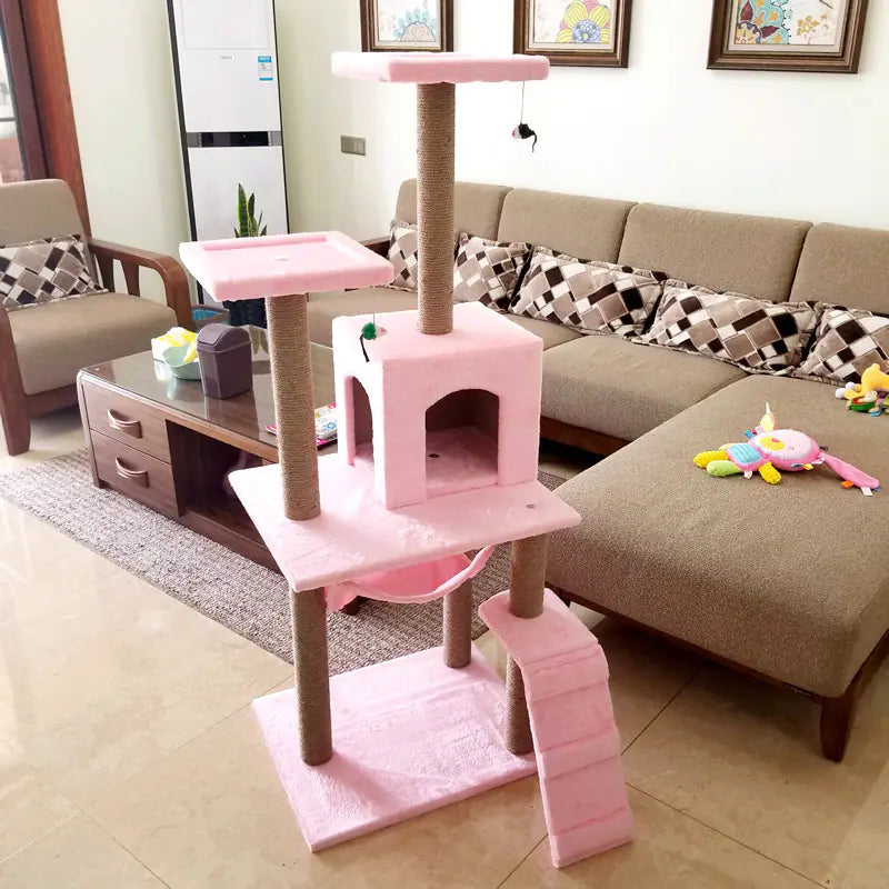 Climb & Scratch Cat Activity Center