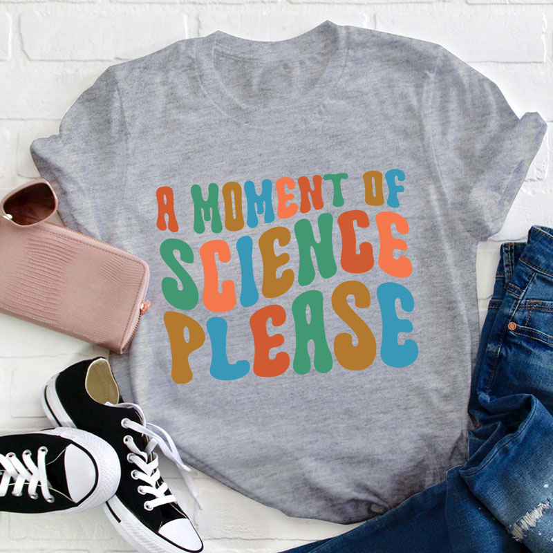 A Moment Of Science Please Teacher T-Shirt