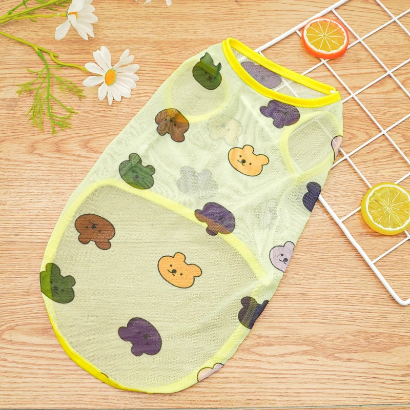 Big Dog 130kg Pet Clothes Vest Supplies Dog Cat Teddy Koji Golden Wool Method Bucket Mesh Breathable