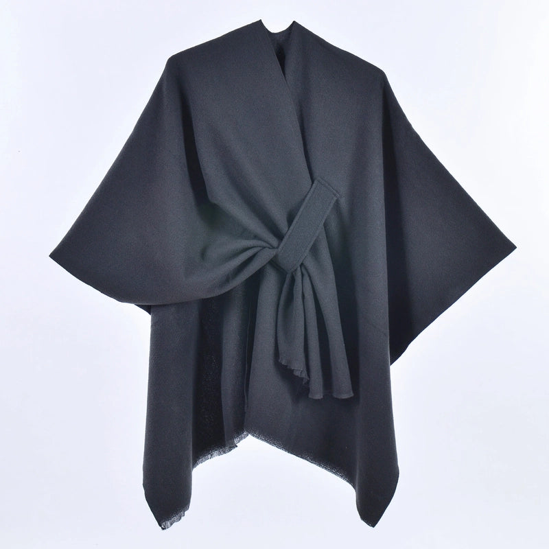 Women's Casual Color Block Imitation Cashmere Shawl