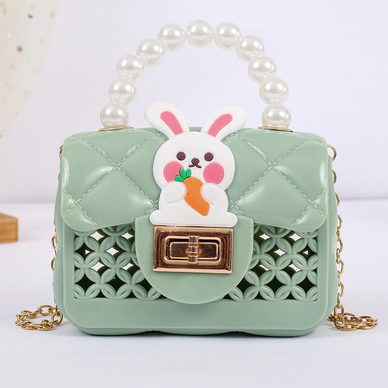 Women's All Seasons Pvc Animal Streetwear Square Lock Clasp Handbag