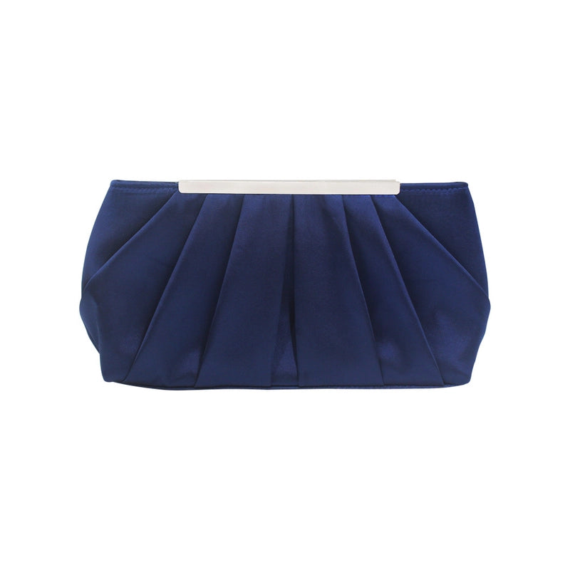 Dark Blue Black Pink Satin Solid Color Square Evening Bags