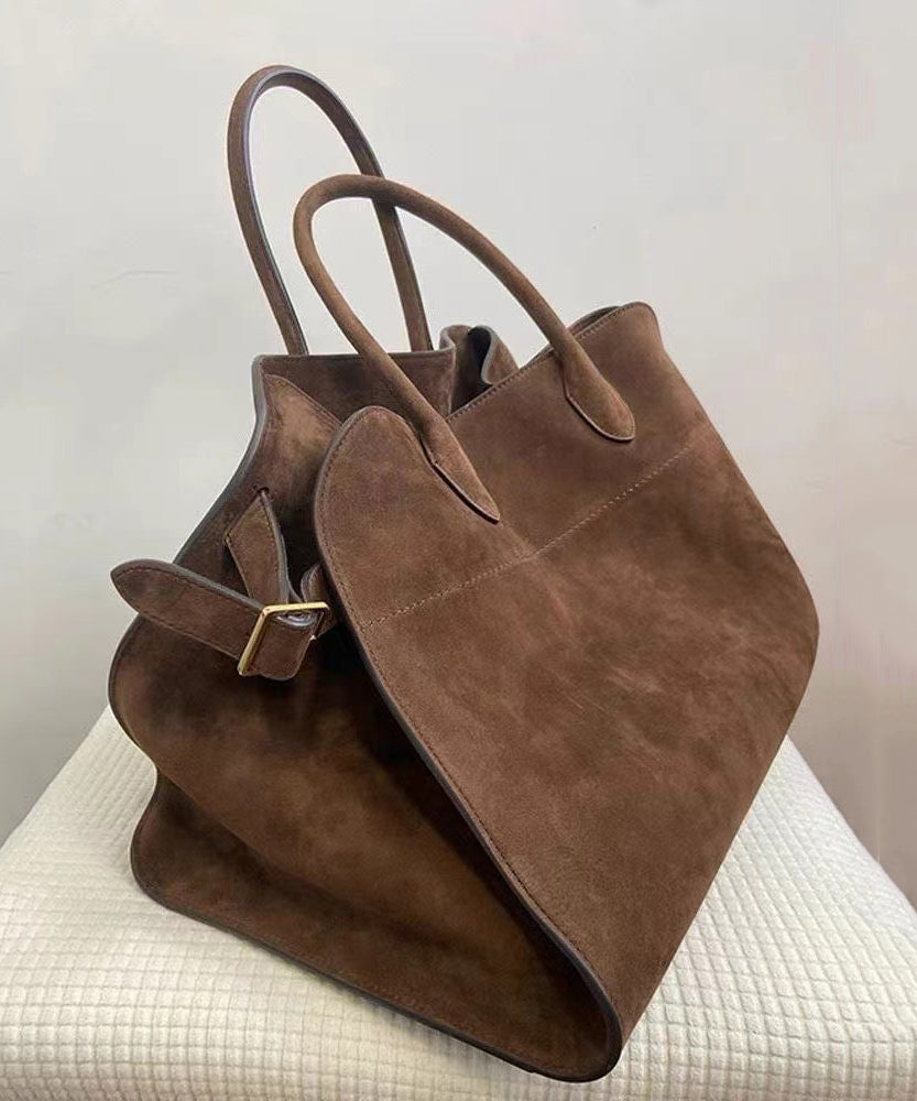 2024 New Brown Large Capacity Handbag