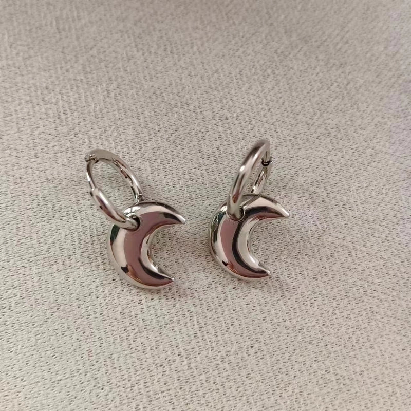 1 Pair Minimalist Classic Style Heart Shape 304 Stainless Steel 18K Gold Plated Earrings