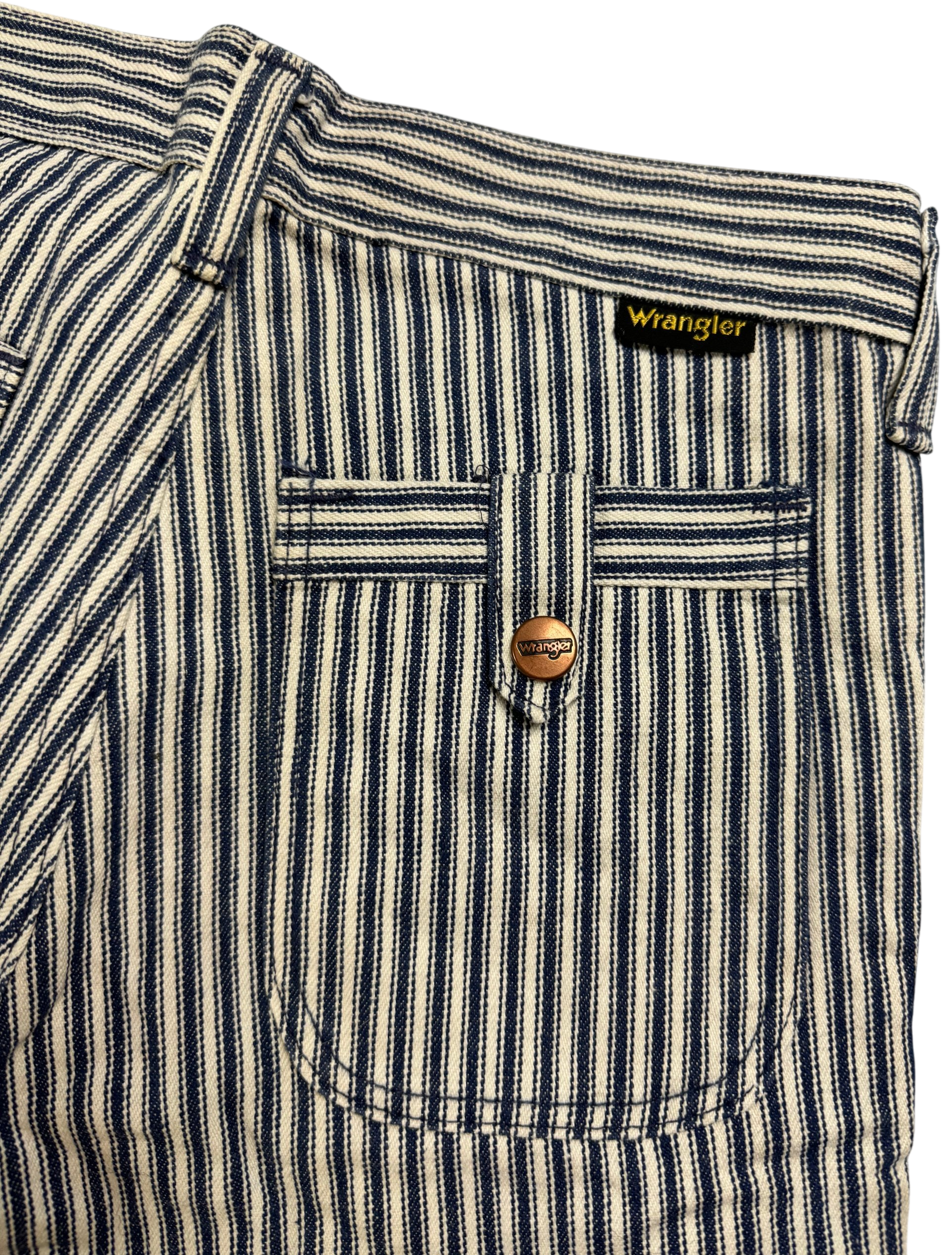 Wrangler Striped Straight Leg Jeans