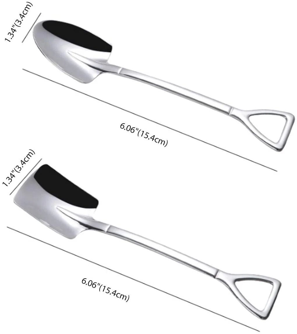 (🔥Hot Sale NOW- SAVE 48% OFF)Stainless Steel Shovel Spoon(BUY 2 SETS GET FREE SHIPPING)