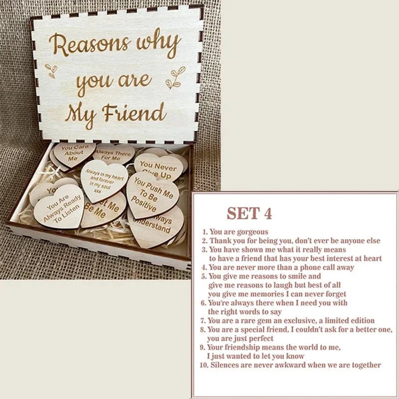 Reasons Why You Are My Friend Friendship Gift