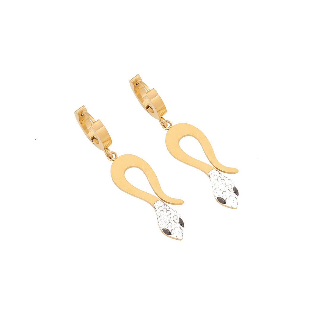 Expressive Snake Stainless Steel Electroplating Necklaces