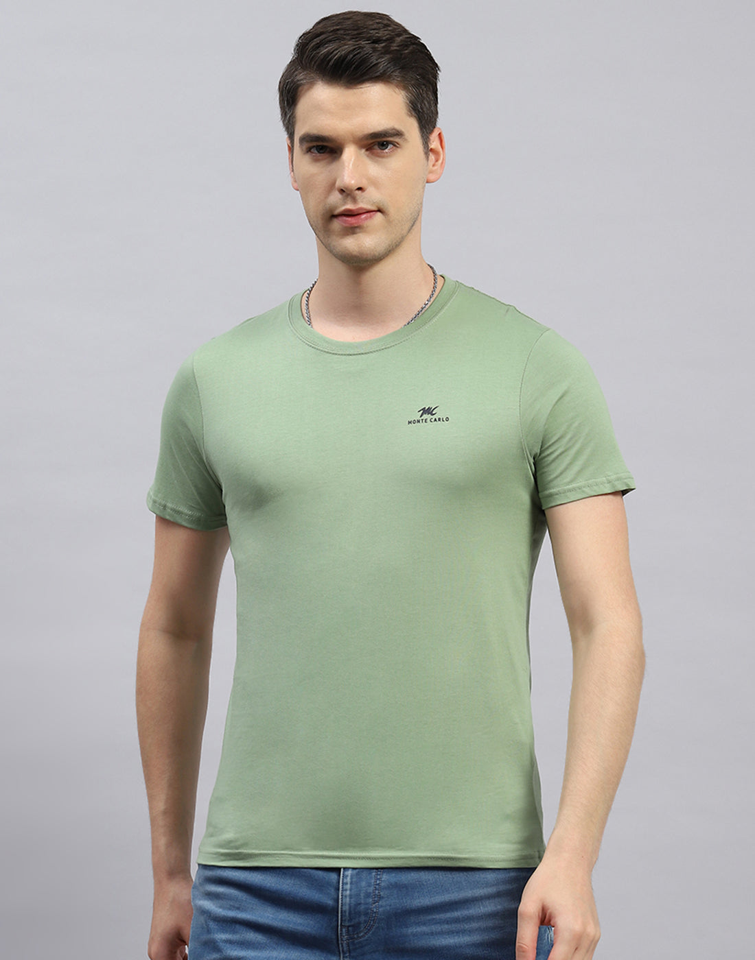 Men Green. Blue & Pink Solid Round Neck Half Sleeve T-Shirt (Pack of 3)