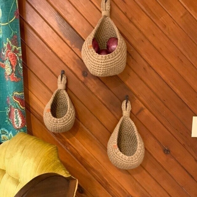 Hanging Wall Vegetable Fruit Baskets