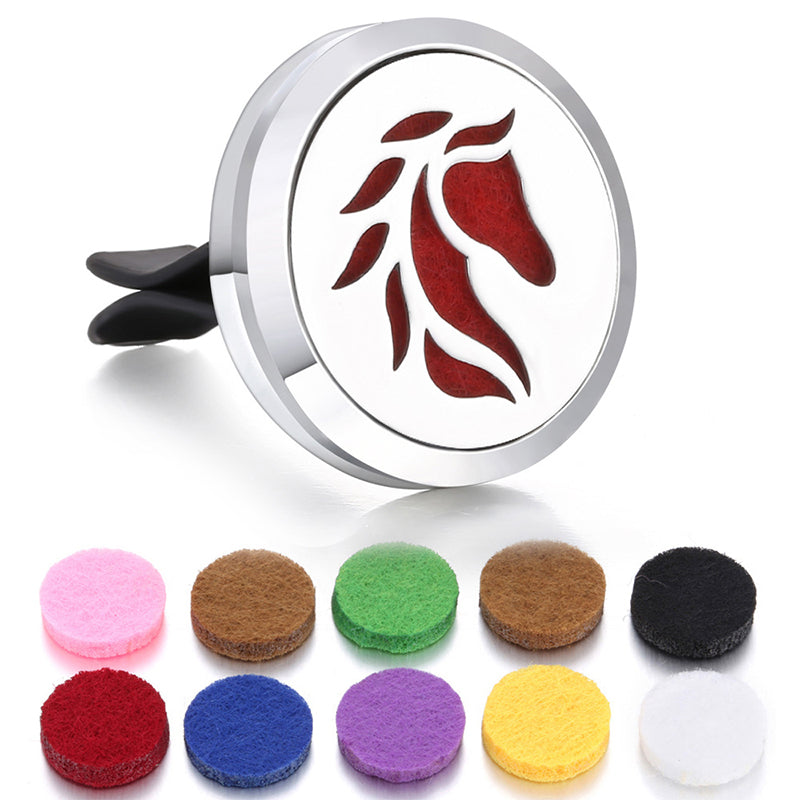 🔥Air Freshing Car Vent Diffuser Set with Clip & 10 Aroma Pads