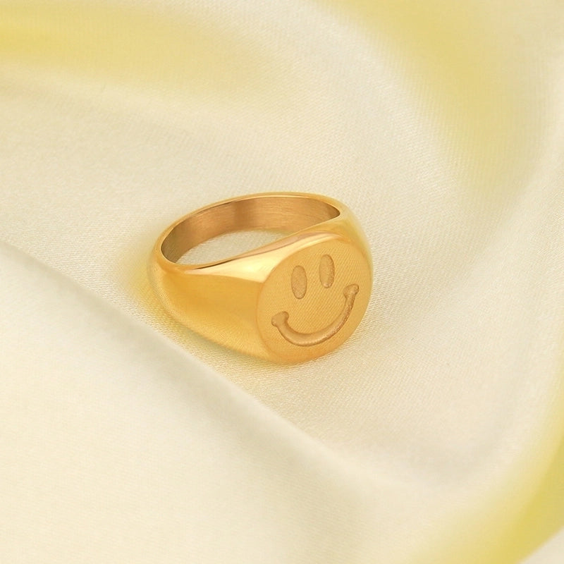 Minimalist Geometric 304 Stainless Steel Rings