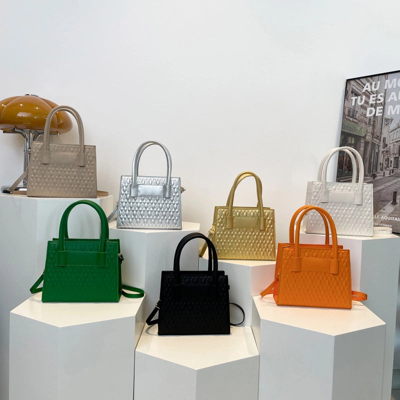 Casual Bag For Women 2024 New Minority Simple Diamond Quilted Handbag Fashion Popular Shoulder Crossbody Small Square Bag